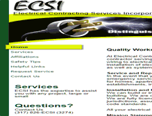 Tablet Screenshot of electricalcontractingservicesinc.com